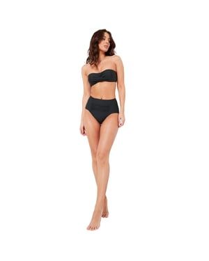 Be You Twist-bikini-top voor dames, op verschillende manieren te dragen (Zwart)