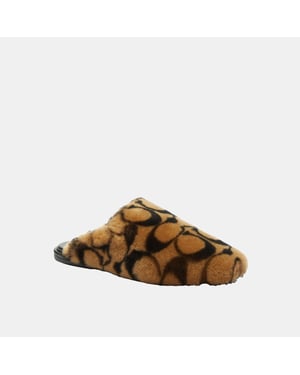 Slipper In Signature Shearling