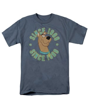 Scooby Doo Unisex volwassen sinds 1969 T-Shirt (Leisteen)