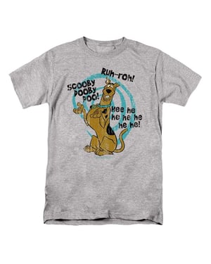 Scooby Doo Quote T-shirt voor volwassenen (Atletische Heide)