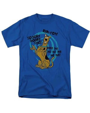 Scooby Doo Quote T-shirt voor volwassenen (Royaal Blauw)