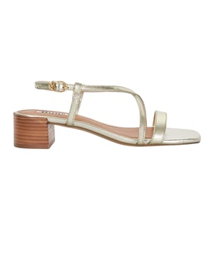 Dune London Sandaler med låg klack från Jaskell för kvinnor/damer (Guld)