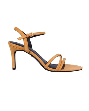 Biba Leren sandalen met naaldhak voor dames (Tan)