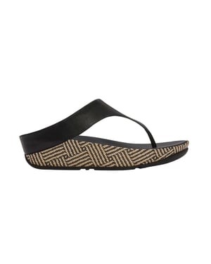 Fit Flop Lulu G-sandalen voor dames (Zwart)