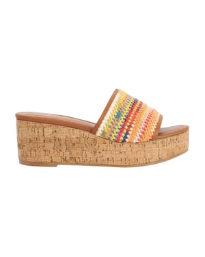 Dune London Kissess-sandaler med kilklack för kvinnor/damer (Flerfärgad)