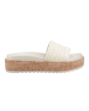 Rocket Dog Dames Faye Alti Raffia Suede Sandalen (Natuurlijk)