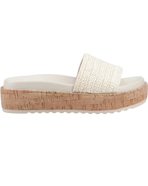 Rocket Dog Dames Faye Alti Raffia Sandalen (Natuurlijk)