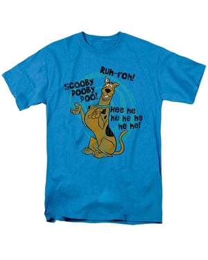 Scooby Doo Quote T-shirt voor volwassenen (Turquoise)