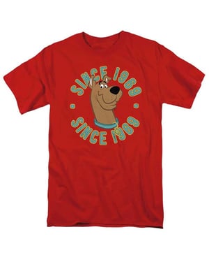 Scooby Doo Unisex volwassen sinds 1969 T-Shirt (Rood)