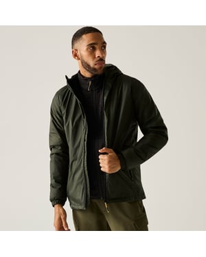 Regatta Mens Kybre Fleece Lined Jacket (Dark Khaki)