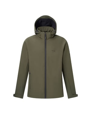 Regatta Heren Denvo windbestendig softshell-jack (Donkere Khaki)