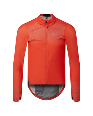 dhb Aeron reflecterend, waterdicht fietsjack voor heren (Rood)