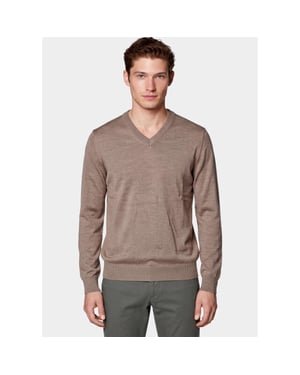 Bos Bright Blue Pullover heren 263/8017 coffee