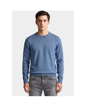 Bos Bright Blue Pullover heren o-hals 262/8153 steel blue
