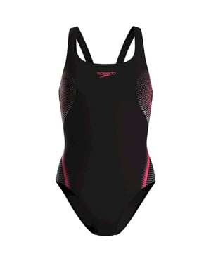 Speedo placement muscleback 1p wedstrijd badpak dames -