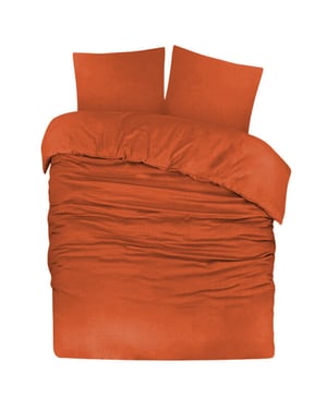 DoubleDry Dekbedovertrek flanel 100% zacht katoen lits jumeaux 240x200/220 cm