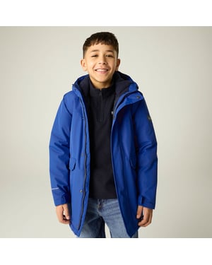 Regatta Farbank II waterdichte, geïsoleerde jas voor kinderen (Olympisch Blauw/Navy)