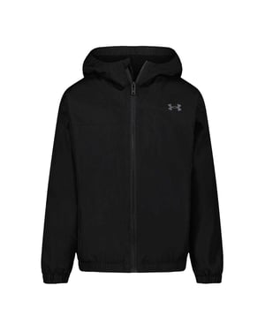 Under Armour Windjack met kleurblokken voor kinderen (Zwart)