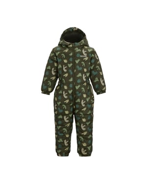 Regatta Penrose Splodge gewatteerd regenpak voor kinderen/kleintjes (Donkere Khaki)