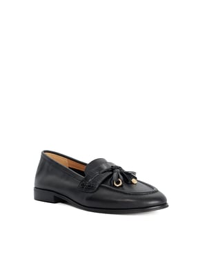 Dune Ladies Giavonni - Leather Tassel Trim Loafers
