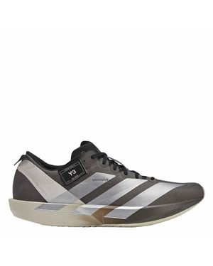 Men's Y-3 Adios 9 Low Top Sneakers in cinder