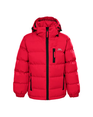 Trespass Boys Tuff Padded Jacket (Red)