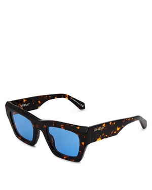 Accessories Off White Off Davie Sunglasses in Havana Blue
