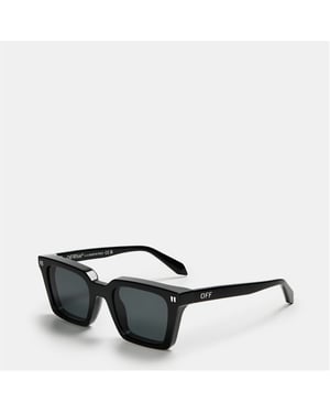 Accessories Off White Reno Rectangle Full Rim Sunglasses in Black/Grey