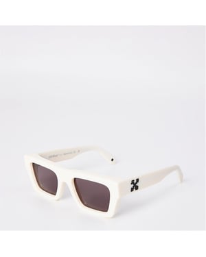 Accessories Off White Oregon Square Sunglasses in White/Grey