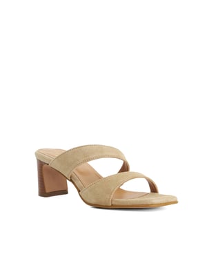 Dune Ladies Jaeda - Suede Block Heel Mules