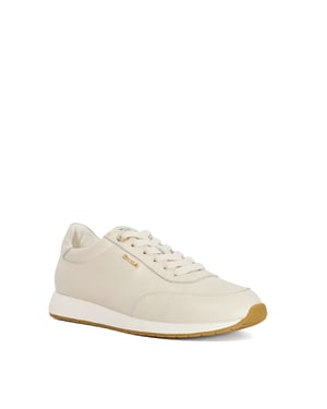 Dune Ladies Ettah - Suede Lace-Up Runner Trainers