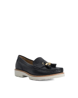 Dune Ladies Wf Gwen - Wide Fit Casual Tassel Trim Loafers