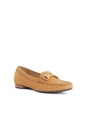 Dune Ladies Glenniee - Suede Snaffle Trim Loafers