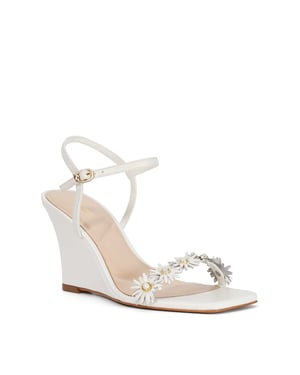 Dune Ladies Milennial - Floral Embellished Wedge Sandals