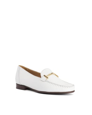Dune Ladies Gilli T - Snaffle Trim Leather Loafers