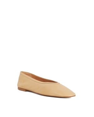 Dune Ladies Hetta - Leather Ballet Flats