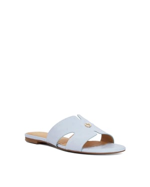Dune Ladies Lovable T - Leather Slip-On Sandals