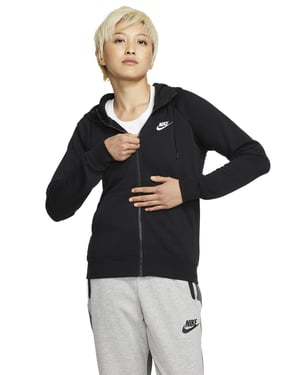 Nike Dam Hoodie i Svart