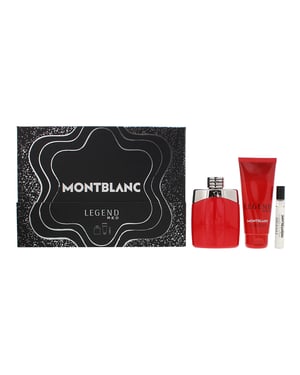 Montblanc Legend Red Eau de Parfum 100ml, Eau de Parfum 7.5ml + Shower Gel 100ml Gift Set for Him