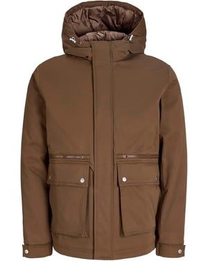 Jack & Jones Mens Padded Hooded Parka Jacket