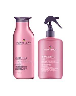 Pureology Smooth Gloss Shampoo & Silkmorphose Spray Duo