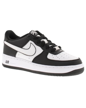 Nike Junior Childrens Trainers Air Force 1 Lv8 2 Lace Up black white