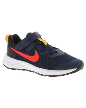 Nike Childrens Running Shoes Trainers Revolution 6 midnight navy bright