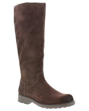 Clarks Womens Long Boots Orinoco 2 Rise Zip dark brown