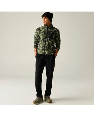 Regatta Mens Frankie Camouflage Fleece Jacket (Olive Night)