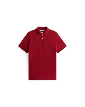 Tommy Hilfiger Heren 1985 Regular Poloshirt (Rood)