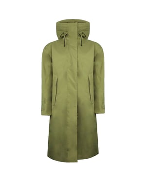 Helly Hansen Charlotte Insulated Womens Green Rain Coat