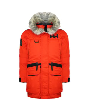 Helly Hansen Arctic Mens Orange Patrol Parka Jacket