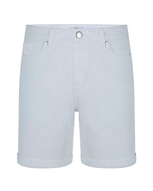 Be You Dames/Dames Denim Jean Shorts (Wit)