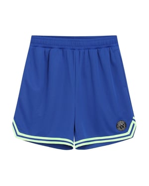 Everlast BB100 basketbalshort van mesh voor kinderen (Blauw/Groen)